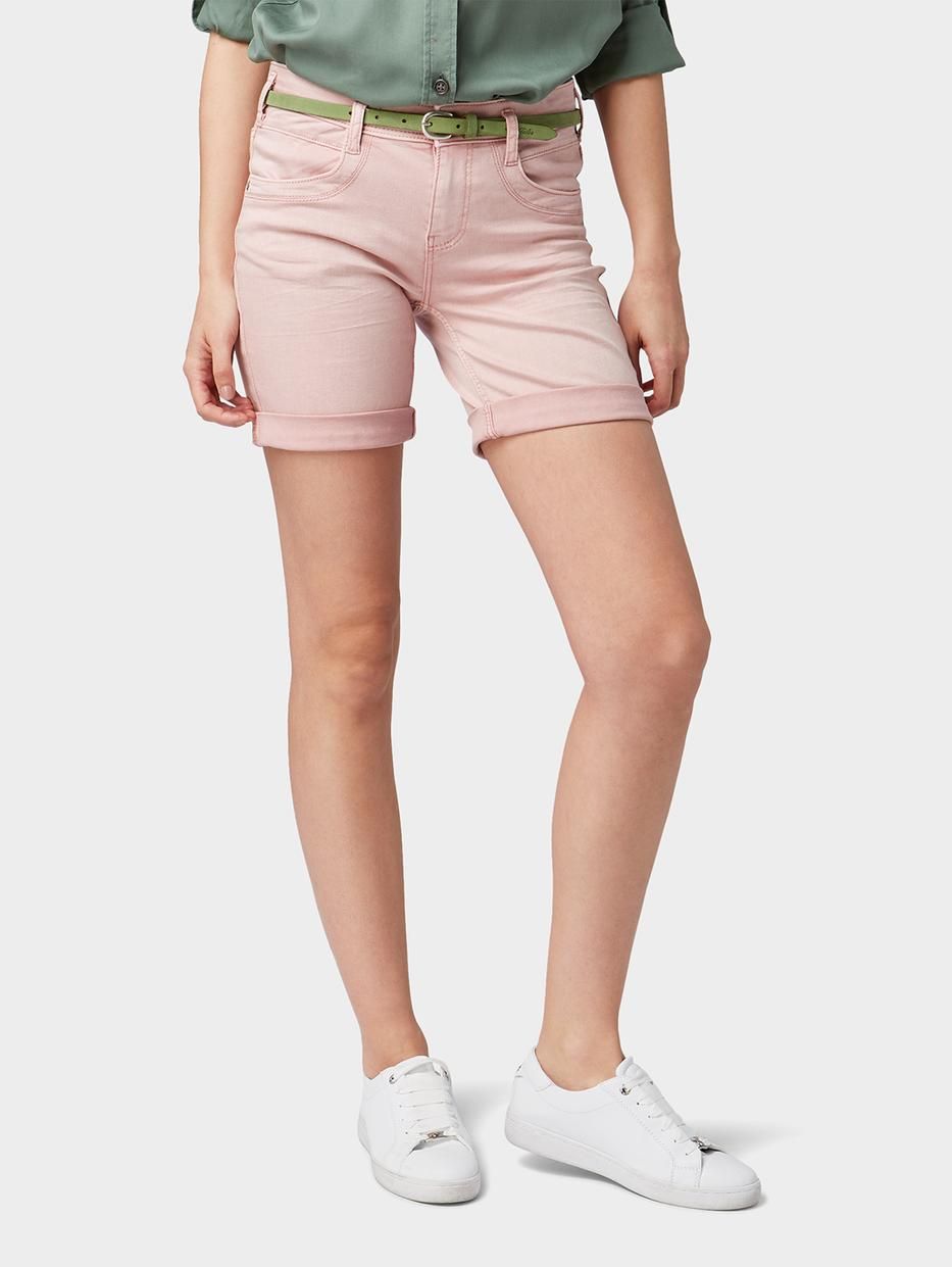 Как называются удлиненные шорты. Шорты Tom Tailor 2019. Tom Tailor шорты розовые женские. Длинные шорты. Удлиненные шорты.